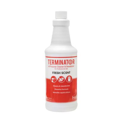 Picture of Fresh Products Terminator Ready-To-Use All-Purpose Cleaner & Degreaser, 1 Qt, Pack Of 12 Bottles