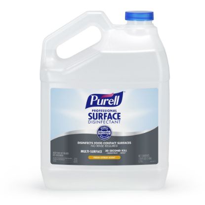 Picture of Purell Professional Surface Disinfectant Refill, Fresh Citrus Scent, 128 Oz Bottle, Case Of 4