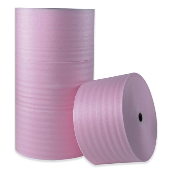 Picture of Partners Brand Antistatic Foam Rolls, 1/8in x 72in x 550ft, Slit At 12in, Perf At 12in, Box Of 6 Rolls