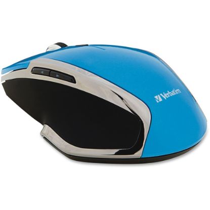 Picture of Verbatim Wireless Notebook 6-Button Deluxe LED Mouse, Blue, VTM99016