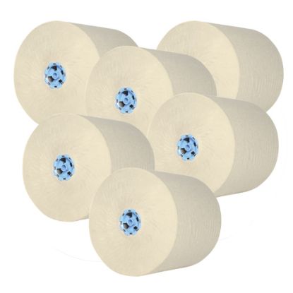 Picture of Scott Pro 1-Ply Hard Roll Paper Towels, with Absorbency Pockets, White, 900ft Per Roll, Pack Of 6 Rolls