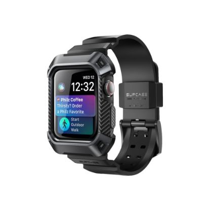 Picture of SupCase Unicorn Beetle Pro - Wrist pack for smart watch - thermoplastic polyurethane (TPU) - black - for Apple Watch (40 mm)