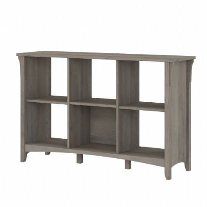 Picture of Bush Furniture Salinas 30inH 6-Cube Storage, Driftwood Gray, Standard Delivery