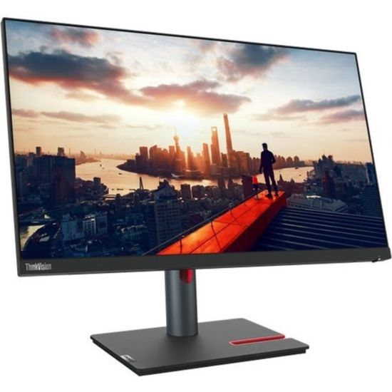 Picture of Lenovo ThinkVision P24h-30 24in Class WQHD LCD Monitor - 16:9 - Raven Black - 23.8in Viewable - In-plane Switching (IPS) Technology - WLED Backlight - 2560 x 1440 - 16.7 Million Colors - 300 Nit - 4 ms - Speakers - HDMI - DisplayPort - USB Hub