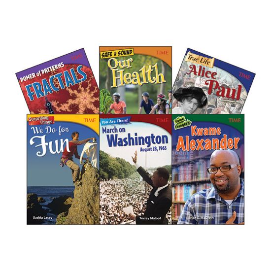 Picture of Teacher Created Materials TIME Informational Text Set, Set 3, Grade 8, Set Of 6 Books