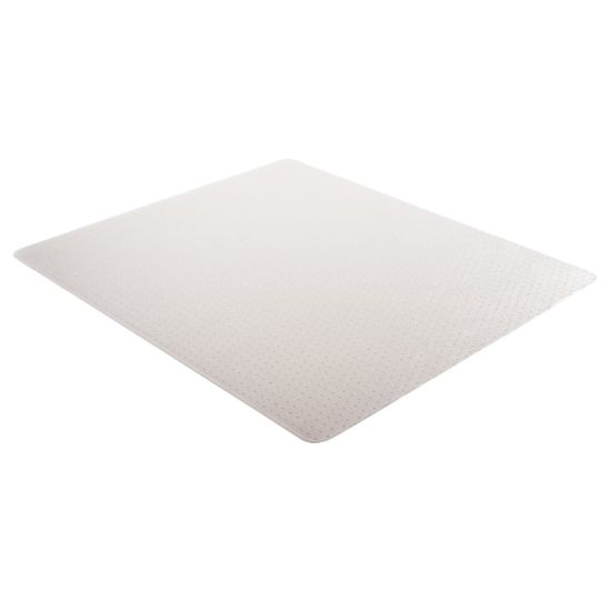 Picture of Deflecto Earth Source Chair Mat For Commercial Pile Carpets, Beveled Edge, 46in x 60in, Clear