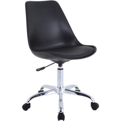 Picture of NuSparc Padded Seat Poly Task Chair, Black