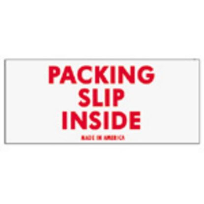 Picture of Tape Logic Preprinted Shipping Labels, SCL250, "Packing Slip Inside," 2in x 4in, Red/White, Pack Of 500