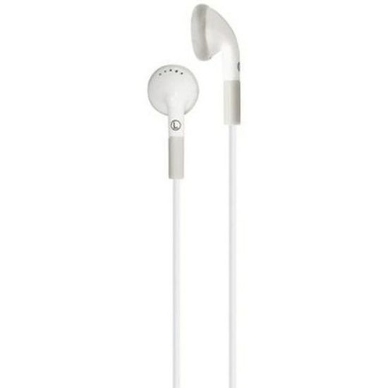 Picture of Hamilton Buhl Ear Buds, In-Line Microphone and Play/Pause Control - Stereo - Mini-phone (3.5mm) - Wired - 32 Ohm - 20 Hz - 20 kHz - Earbud - Binaural - 4 ft Cable - White