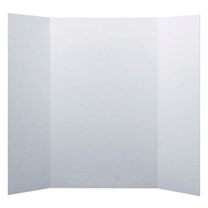 Picture of Flipside Corrugated Project Boards, 36in x 48in, White, Box Of 24 Boards