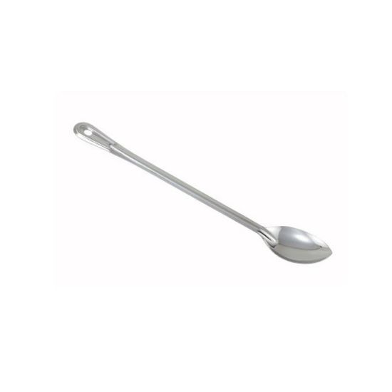 Picture of Winco Solid Serving Spoon, 18in, Silver