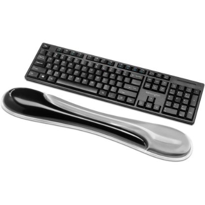 Picture of Kensington Duo Gel Keyboard Wrist Rest - Gray - 3.63in Dimension - Black/Gray - Gel - TAA Compliant