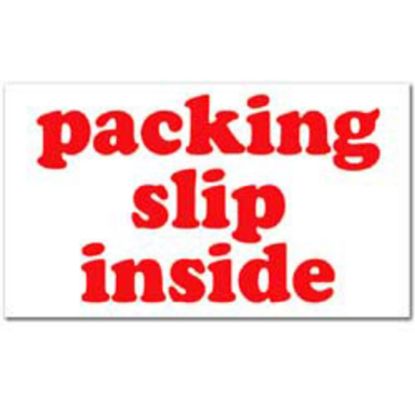 Picture of Tape Logic Preprinted Shipping Labels, SCL556, "Packing Slip Inside," 3in x 5in, Red/White, Pack Of 500