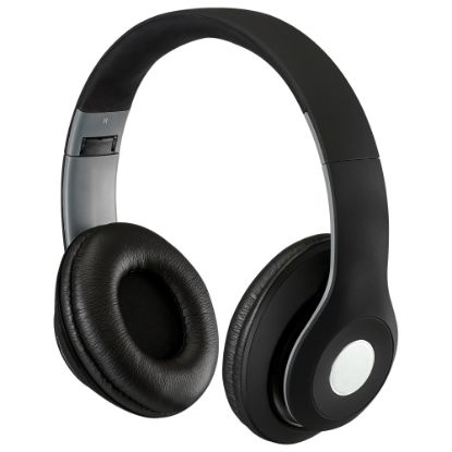 Picture of iLive Bluetooth Wireless Over-The-Ear Headphones, Black, IAHB48MB