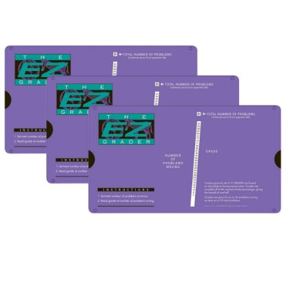 Picture of The Original E-Z Grader E-Z Graders, Purple, Pack Of 3 Graders