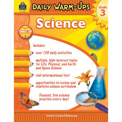 Picture of Teacher Created Resources Daily Warm-Ups Science Book, Grade 3