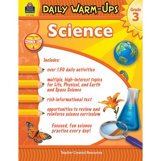 Picture of Teacher Created Resources Daily Warm-Ups Science Book, Grade 3