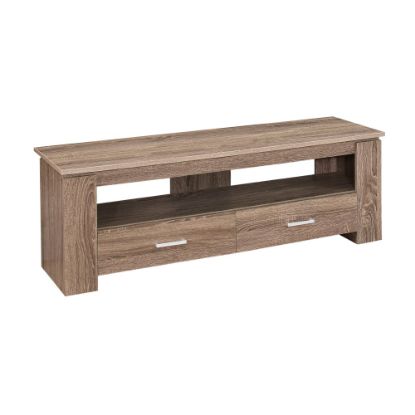 Picture of Monarch Specialties Liam TV Stand, 16-1/4inH x 47-1/4inW x 15-1/2inD, Dark Taupe