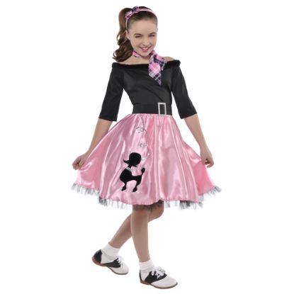 Picture of Amscan Miss Sock Hop Girls Halloween Costume, Large