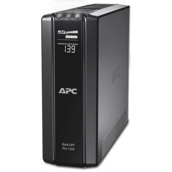 Picture of APC by Schneider Electric Back-UPS RS BR1500GI 1500VA Tower UPS - Tower - 8 Hour Recharge - 230 V AC Output - Stepped Sine Wave - Serial Port - 12 x Battery/Surge Outlet