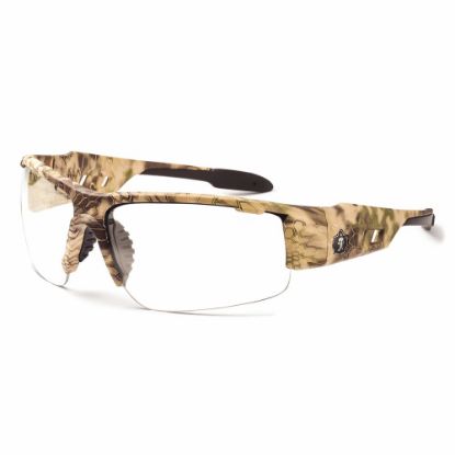 Picture of Ergodyne Skullerz Safety Glasses, Dagr, Anti-Fog, Kryptek Highlander Frame, Clear Lens