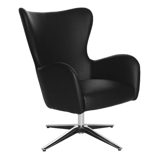 Picture of Office Star Wilma Swivel Arm Chair, Black