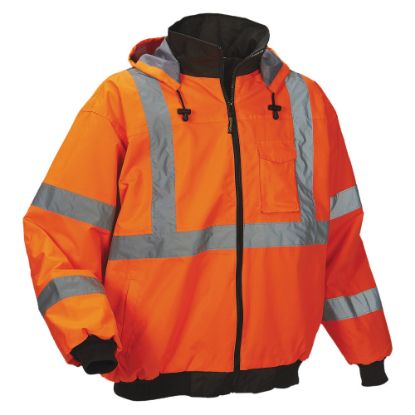 Picture of OccuNomix Polyester Bomber Jacket, X-Large, Orange