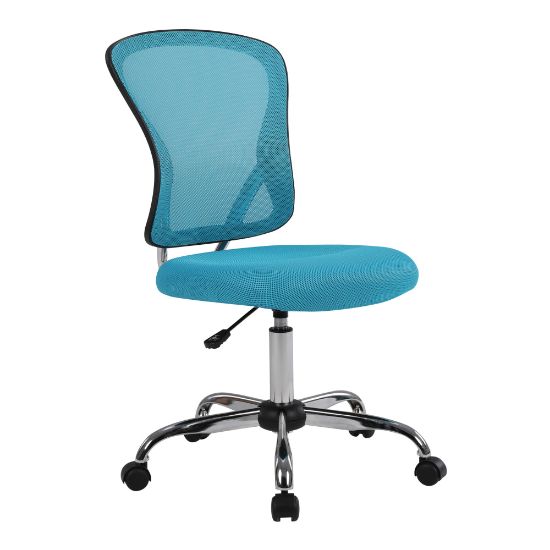 Picture of Office Star Gabriella Mesh Low-Back Task Chair, Blue