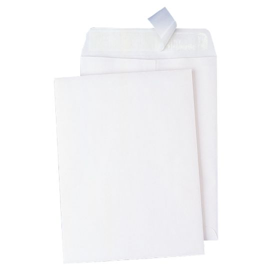 Picture of Quality Park Redi-Strip Catalog Envelopes, 11 1/2in x 14 1/2in, Self-Adhesive, White, Box Of 100