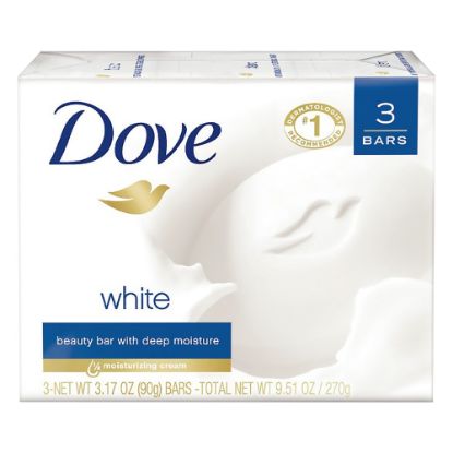 Picture of Dove Solid Hand Soap, Unscented, 3.17 Oz, Carton Of 12 Bars