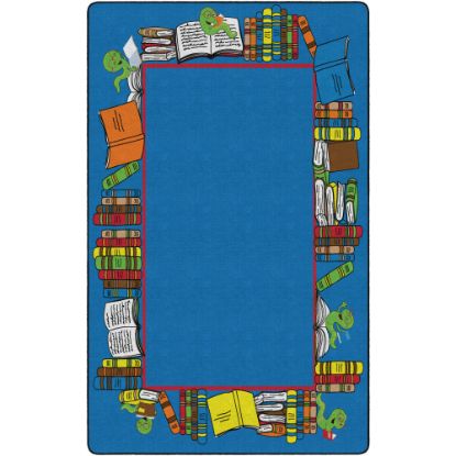 Picture of Flagship Carpets Bookworm Border, Rectangle, 7ft 6in x 12ft, Multicolor