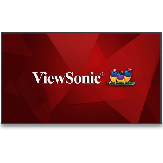 Picture of ViewSonic CDE8630 86in 4K UHD Wireless Presentation Display 24/7 Commercial Display with Portrait Landscape, USB C, Wifi/BT Slot, RJ45 and RS232 - Commercial Display CDE8630 - 4K, 24/7 Operation, Integrated Software, 4GB RAM, 32GB Storage - 450 cd/m2 - 86