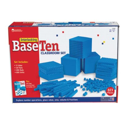 Picture of Learning Resources Interlocking Base 10 Class Set, Grades 1 - 9