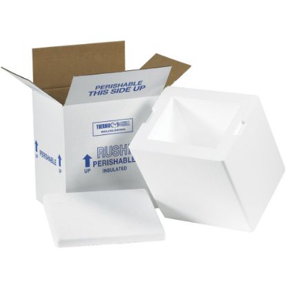 Picture of Partners Brand Brand Insulated Corrugated Cartons, 8in x 6in x 9in, Pack Of 8