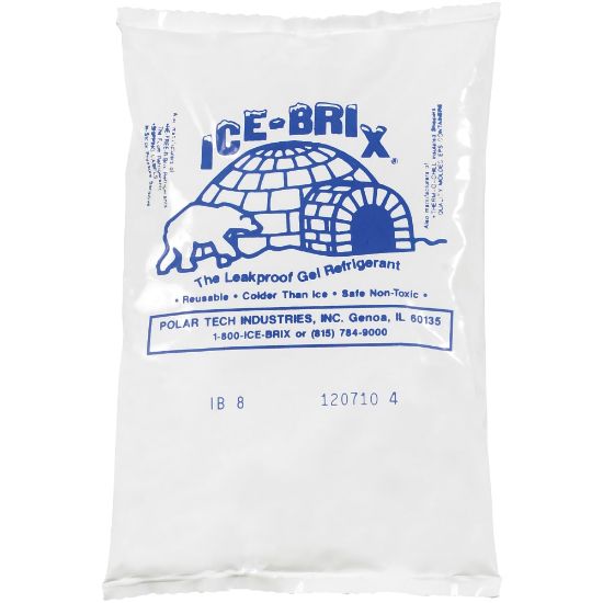 Picture of Ice-Brix Cold Packs, 8 oz, 6in x 4in x 3/4in, Box Of 36