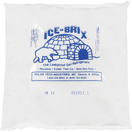 Picture of Ice-Brix Cold Packs, 12 oz, 6in x 5 3/4in x 1in, Box Of 24