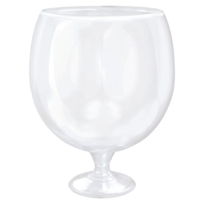 Picture of Amscan Plastic Jumbo Drinking Glasses, 102.4 Oz, Clear, Pack Of 2 Drinking Glasses