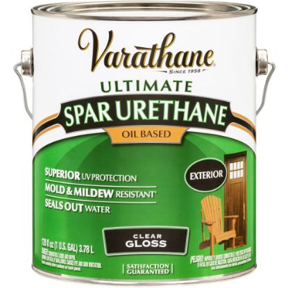 Picture of Varathane Ultimate Oil-Based Spar Urethane, 350 VOC, 1 Gallon, Clear Gloss, Pack Of 2 Cans