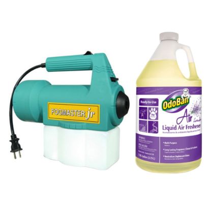 Picture of OdoBan Fogmaster Jr. Electric Handheld Fogger & Liquid Air Freshener, Lavender Scent, 128 Oz