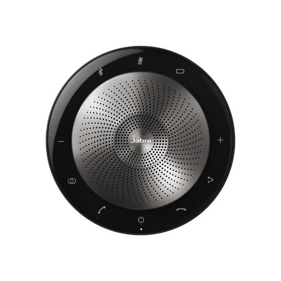 Picture of Jabra Speak 710 Portable Bluetooth Smart Speaker - Google Assistant, Siri Supported - 360 deg. Circle Sound - Battery Rechargeable - USB