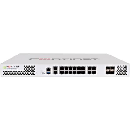 Picture of Fortinet FortiGate 200E Network Security/Firewall Appliance - 16 Port - 1000Base-T, 1000Base-X - Gigabit Ethernet - AES (128-bit), AES (256-bit), SHA-256 - 16 x RJ-45 - 4.0 Total Expansion Slots - 1U - Rack-mountable