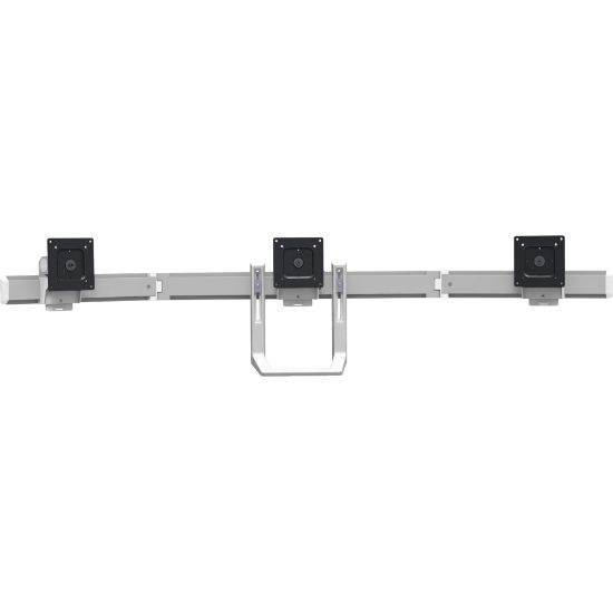 Picture of Ergotron Mounting Adapter Kit for Monitor, Mounting Arm - White - 3 Display(s) Supported - 24in Screen Support - 10.20 lb Load Capacity - 100 x 100, 75 x 75