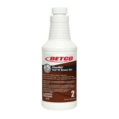 Picture of Betco FiberPRO Red "n Brown Out Carpet Treatment, 16 Oz Bottle, Case Of 12