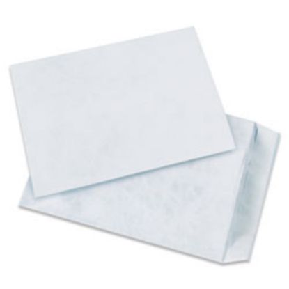 Picture of Tyvek Envelopes, 12in x 15 1/2in, End Opening, Plain White, Pack Of 100