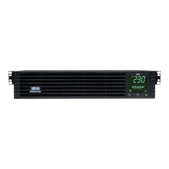 Picture of Tripp Lite UPS 1500VA 1350W 230V Line-Interactive UPS - 8 C13 Outlets, C14 Input, Network Card Option, LCD, USB, DB9, 2U - UPS (rack-mountable) - 1350 Watt - 1500 VA - output connectors: 8 - 2U - black