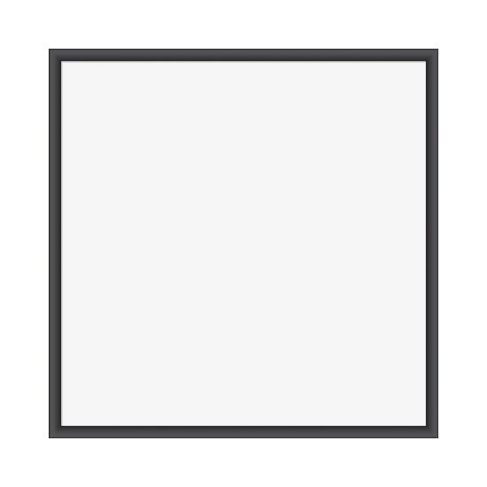 Picture of U Brands Magnetic Dry-Erase Board, 35in x 35in, Black Wood Frame