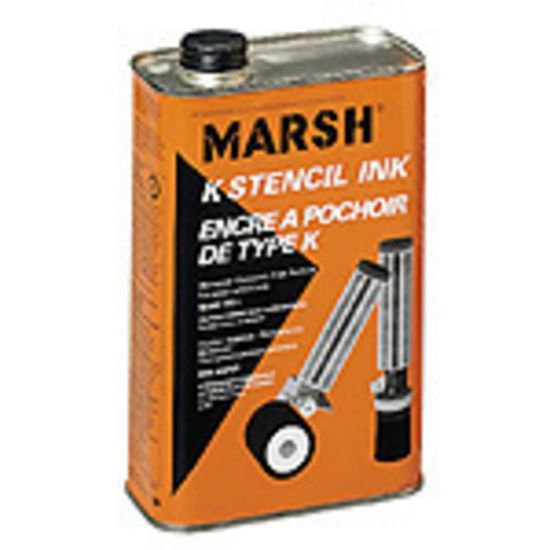 Picture of Marsh Black Stencil Ink, Quart