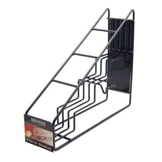 Picture of Monin 4-Tier Syrup Bottle Rack, Black