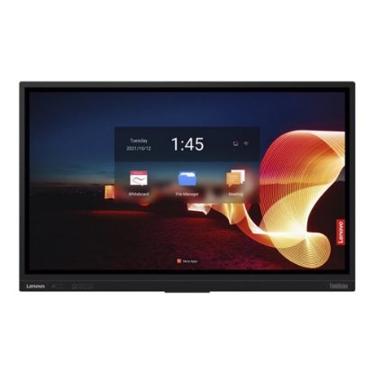 Picture of Lenovo ThinkVision T65 - 65in Diagonal Class LED-backlit LCD display - with touchscreen (multi touch) / 8-microphone array - Android - 4K UHD (2160p) 3840 x 2160 - HDR - Direct LED