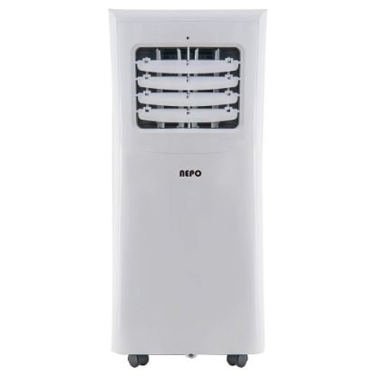 Picture of NEPO 10,000 BTU Portable AC, Cool, Fan And Dehumidifier With Self Evaporator And Remote, 28-1/4in x 13in, White